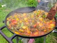 Das Essen ist fast fertig!